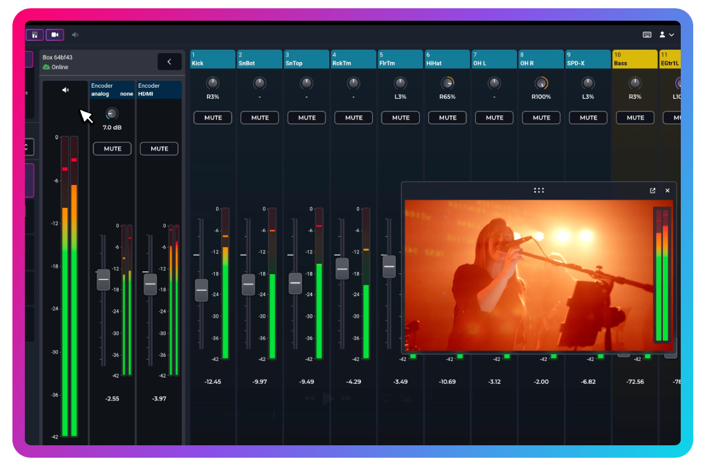 Low Latency Video and Audio Preview